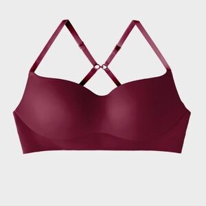 Eby Maroon One Piece Contour Bra MDD NWT